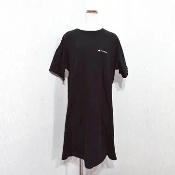 챔피온 리버스 위브 T셔츠 블랙 (L) 롱 기장 헤비웨이트