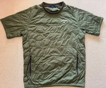 Callaway 퀼팅 자켓 올리브 그린