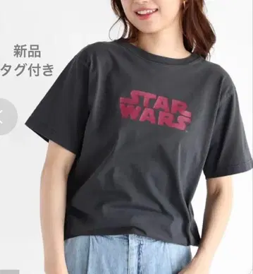 새상품 vin 'STAR WARS' 프린트 T셔츠 스콧 클럽