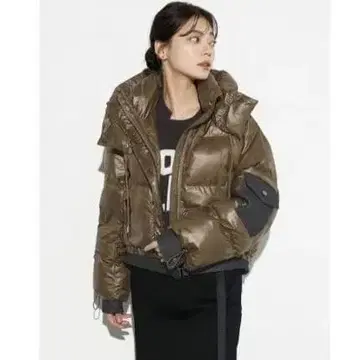 새상품 스콧 클럽 볼륨 충전솜 숏 블루종