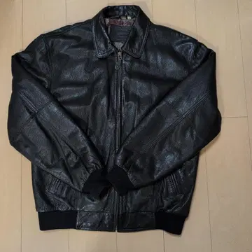 80-90s 세인트존스 베이 가죽 자켓 짧은 기장