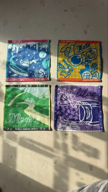 미세스 그린애플 1번 복권 타월 4개 세트