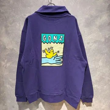 [ 무료배송 ] 미사용 새상품 mark gonzales 하프 지퍼 맨투맨