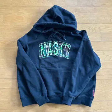 NASTY DOG 블랙 후드티 L 사이즈