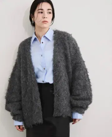 새상품 택 포함 알파카 터치 얀 가디건 가디건