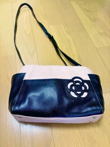 클레이서스 숄더백 바이컬러 블랙 x 핑크 미사용