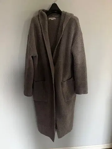 BAREFOOT DREAMS 론 헤르만 별주 후드 부착 가디건 그레이