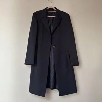 UNTITLED 언타이틀 다크 네이비 체스터 코트 사이즈 9