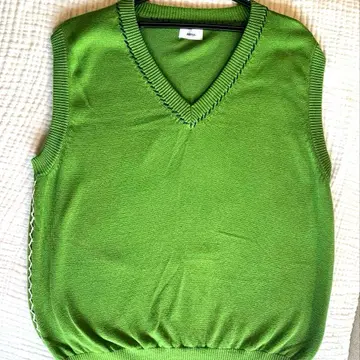 Allege. Hand stitch knit vest 니트 베스트