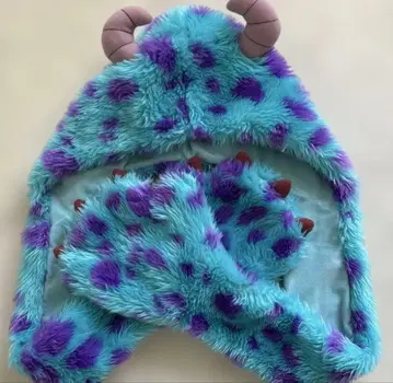 샐리 팬캡 장갑 포함 머플러 모자