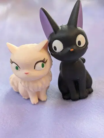 지브리 손가락 인형 마녀 배달부 키키 릴리 지지 소프트 비닐 피규어