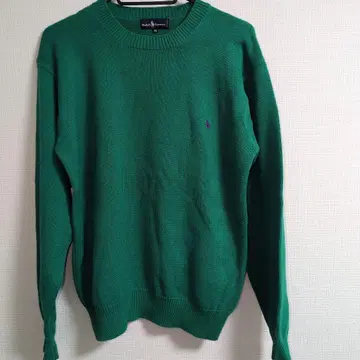 랄프 로렌 니트 스웨터 그린 M 사이즈