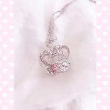 수요일의 앨리스 왕관 목걸이 크라운 목걸이 실버 대