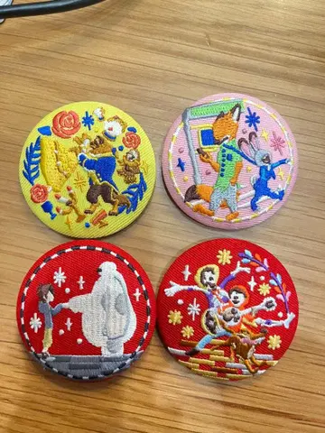 디즈니 자수 캔뱃지