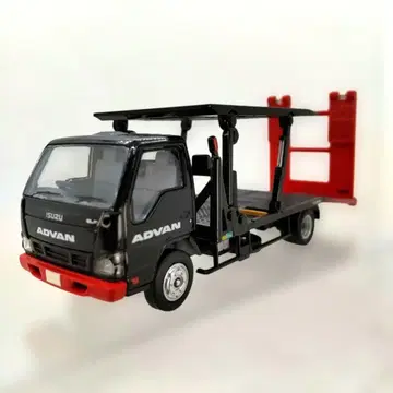 토미텍 1/64 이스즈 엘프 꽃놀이대 자동차 세프테이 로더 'ADVAN'