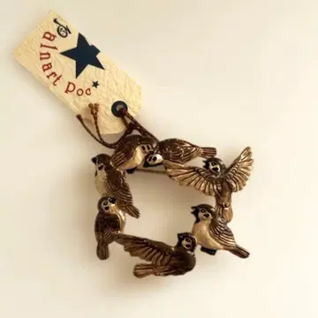 Palnart Poc 파르나토팍 참새 모임 참새 브로치 새