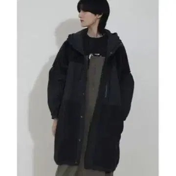 새상품 스콧 클럽 플리스 도킹 롱 블루종