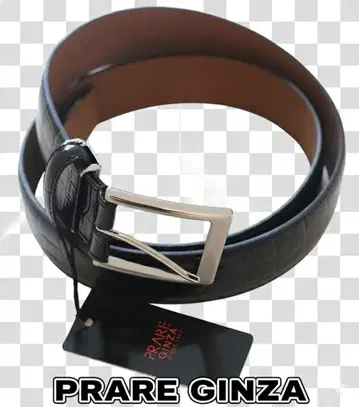 PRARE 프렐 새상품 남성용 가죽 벨트 소가죽 블랙 2