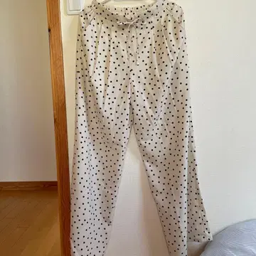 GU 도트 프린트 풀온 팬츠