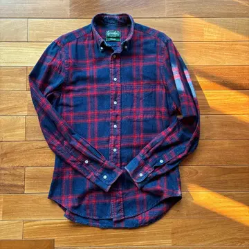 GITMAN 깃트만브라더스 버튼 다운 체크 셔츠