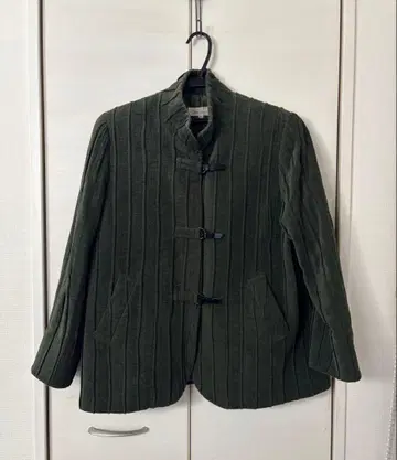 San Juan 클립 토글 버튼 스탠드 카라 자켓 일본제