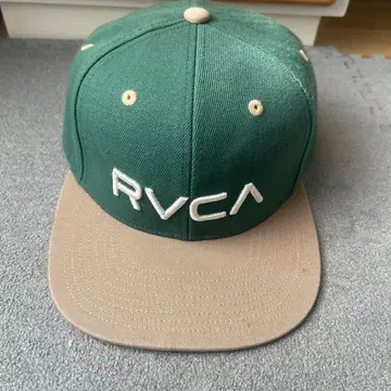 RVCA 그린 베이지 캡