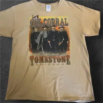 GILDAN OK Corral Tombstone 티셔츠 영화 티