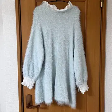 포와니에 2WAY 니트 프릴 원피스