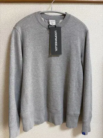 LOOPWHEELER 그레이 맨투맨 S 사이즈