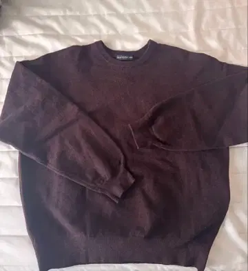 Sea Room Lynn 루즈 니트 풀오버 버건디