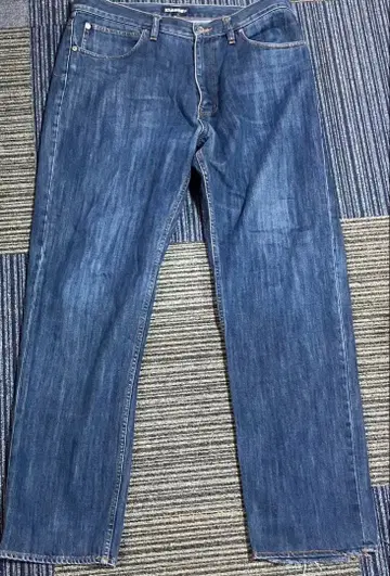 엑스라지 다크 블루 스트레이트 데님