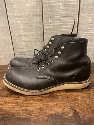 Red Wing 8165 블랙 부츠 D 사이즈