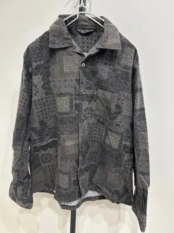 JournalStandard TRISECT 오픈 카라 셔츠 페이즐리