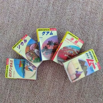 지구의 여행법 5권 세트 캡슐 토이 가챠