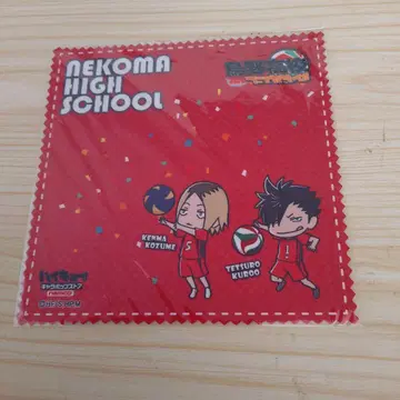 하이큐 캐릭터 팝업 스토어 극세사 크로스 네코마 고교