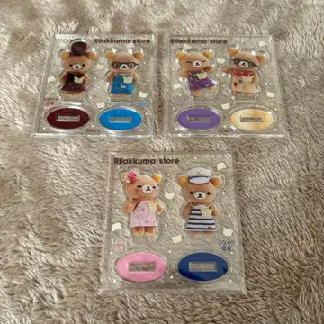 리락쿠마 스토어 점장 아크릴 스탠드 세트