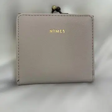 NIMES 미사용 새상품 그레이지 가마구치 접이식 지갑 여성용 지갑