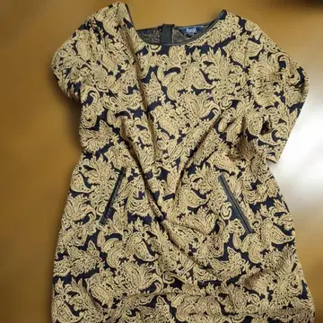 Junko Shimada 파트 2 페이즐리 원피스 LL