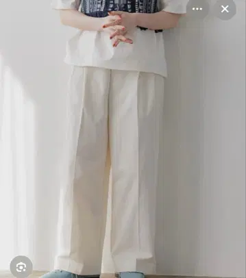 니코앤드 보이즈 크라프트 치노 팬츠 아이보리 M