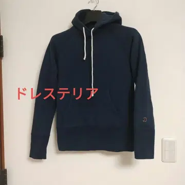 드레 스테리아 쭈리 후드티 D 로고 자수 네이비 사이즈 2