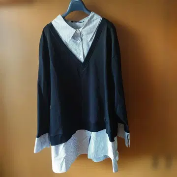 a.no.ne.ne 레이어드 긴팔 상의