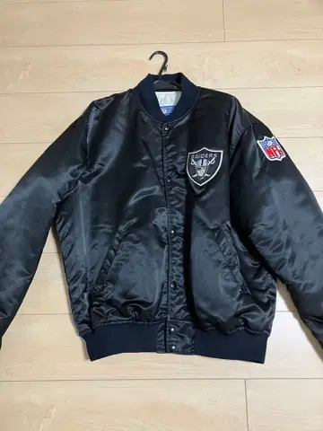 80s 90s Raiders 바시티 자켓 XL