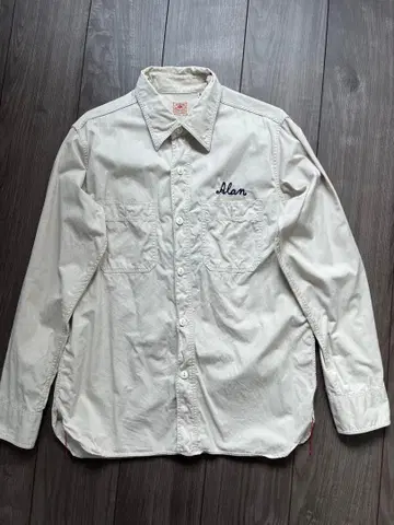 SUGAR CANE 긴팔 셔츠 S 아이보리 계열