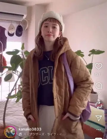 B.C.STOCK 퀼팅 자켓 후드 부착