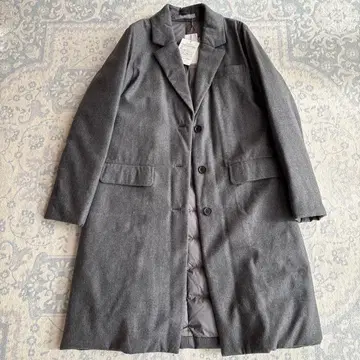 그레이 다운 롱 코트 040