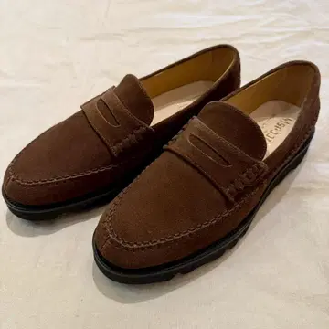 25aw 새상품 MARBOT 마르보 스웨이드 로퍼 40