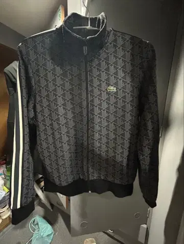 Lacoste 라코스테 트랙 자켓 블랙
