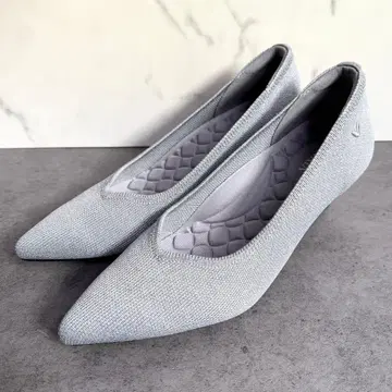 새상품 VIVAIA 스틸레토 펌프스 37 23.5cm 그레이