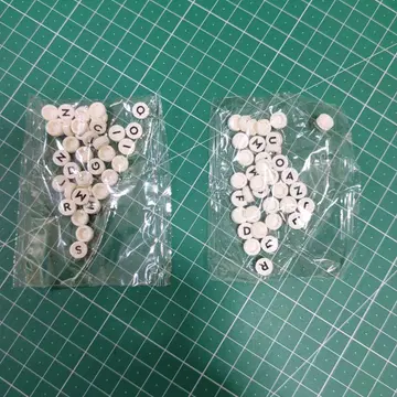 레고 알파벳 타일 1팩 36개 x2