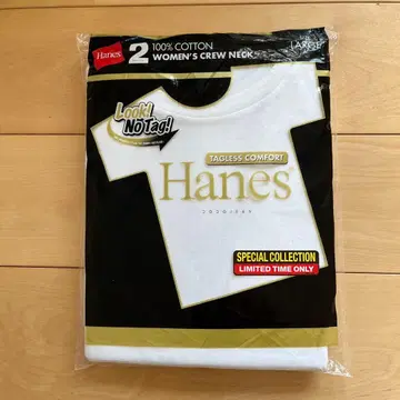 [새상품] Hanes 100% 코튼 크루넥 T셔츠 2장 세트 L